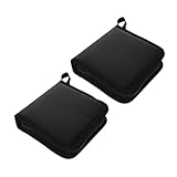 Capacité : conçu pour contenir jusqu'à cd, il répond à vos besoins de stockage étendus, gardant votre collection organisée et facilement accessible, de rangement CD en pu, livre de rangement CD