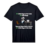 Mens Technology Software Script HTML Network 99 Little Bugs Performance T-Shirt