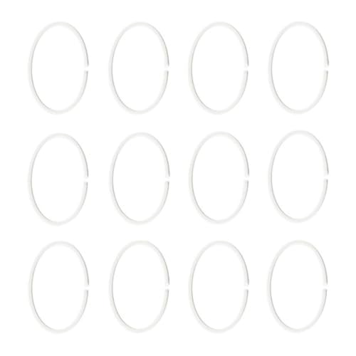 Ikea HASSJÖN Duschvorhangring, Weiß, 1 Stück