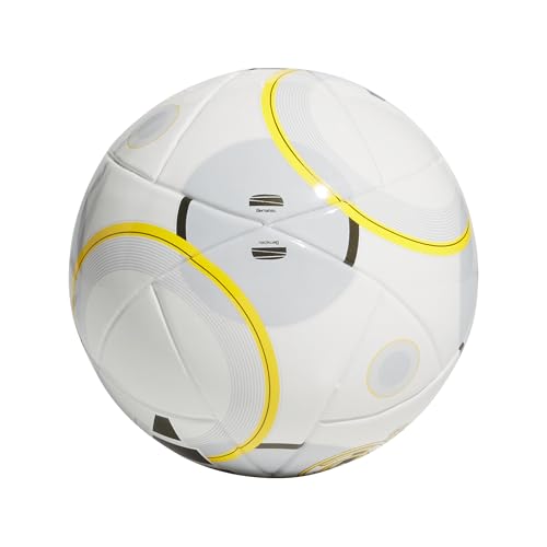 adidas Unisex-Adult Real Madrid Home Mini Soccer Ball, White/Bold Gold/Solid Grey, 1 by adidas - Image 2