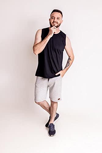 Kit 5 Camisetas Regatas Masculina Básicas Algodão Premium (MULTICOLORIDO, M)