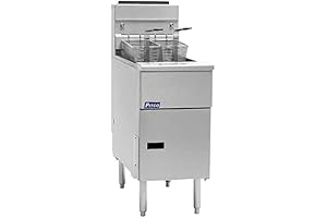 Superior Natural Gas 40 - 50 lb. Fry Power: Pitco SG14-S Stainless Steel Floor Fryer