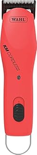 Wahl Professional Animal KM Cordless 2-Speed Detachable Blade Clipper (Poppy Red) with a Bonus Oil 4oz.