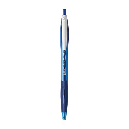 Image of BIC Atlantis Original Retractable Ball Pen, Medium Point (1.0 mm), Blue, 2-Count, 13472