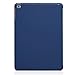 KHOMO - Compatible with iPad 5th 6th Generation (2017 & 2018) 9.7 inch Case - Dual Series - Ultra Slim Hard Cover with Auto Sleep Wake Feature - Dark Twill Blue