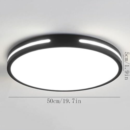 Plafonnier LED rond à intensité variable facile à installer - 7