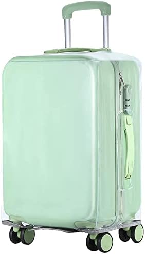 Mannikesi Luggage Cover Clear PVC Suitcase Covers Luggage Cover Protectors for Wheeled Suitcase (20 inch)