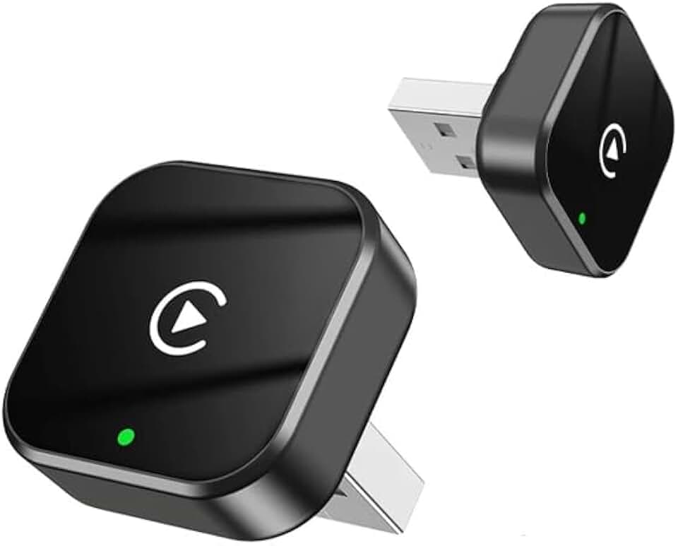 Adaptador CarPlay Android Auto e WiFi USB 2 em 1, Plug and Play Sem Fio, para Carro 2016+ - EDIÇÃO ESPECIAL