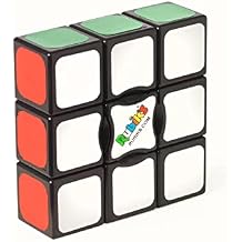 RUBIKS، SPIN MASTER Rubiks 3x1 Edge Original Cube للمبتدئين المحترفين في حل مشكلات ألغاز كوبينات الألوان بطبقة واحدة مناسبة للأطفال بعمر 8+