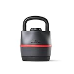 Bowflex Unisex Bowflex SelectTech Adjustable Kettlebell, Black Red, one-size UK, 18.1 kg