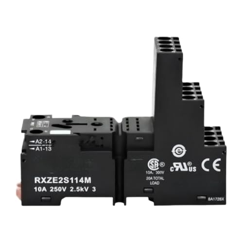 Relais RXZE2S114M et embase 14 pieds 10A haute conductivité
