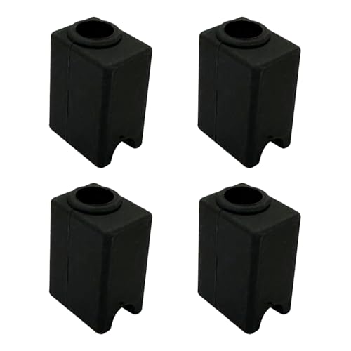 Raheem 4pcs Hotend Heating Block Silicone Socks for 3D Printer Elegoo Neptune 4 Plus/4 Max High Temperature Extruder Hea