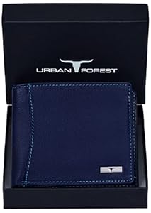 Urban Forest Oliver Blue RFID Blocking Leather Wallet for Men