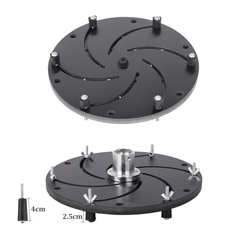 YUEWO Woodworking Lathe Chuck Self-Centering Centrifugal Longworth Chuck Wood Rotary Lathe Chuck Aluminum Alloy for Milling Machine Grinders Bowls Plates M33*3.5 Thread (14 Inch) by YUEWO - Image 3