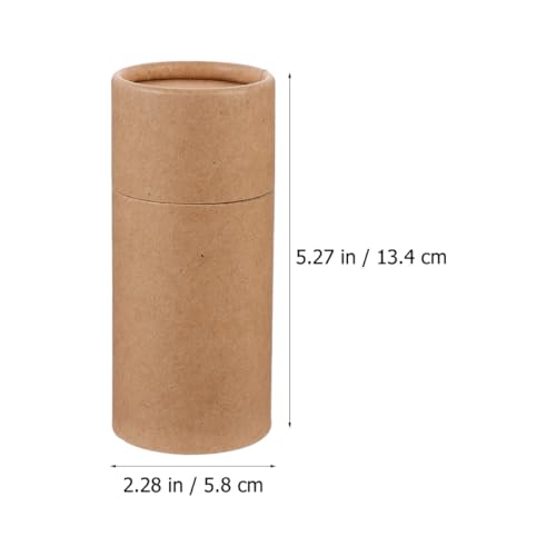 Boîtes cylindriques papier kraft pour protéger vos flacons d'huile