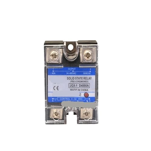 Relais à semi-conducteurs monophasé JGX80DA480V DC contrôlé AC petit format SSR80DA