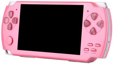 LIAO X6 Handheld Game/4.3 Inch - MP5 TV Output Game Console, 2000+ Games Ideal, 32Bit 8GB Support for PSP Game/Video/E-Book/Support Multi-Languauge,Pink