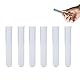 6 PCS Reagenzgläser, aus Stabilem Acrylkunststoff, Hochtransparent, 20 mm Ø, 12 cm Lang, mit Ausgestelltem Rand und Rundboden für kreative Dekorationen und DIY-Projekte