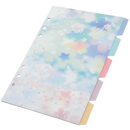 COOPHYA A5�T�C�Y �����󕿂̃t�@�C���d�؂� 5������ �����������n���I�ȃ^�u�o�C���_�[ ���ނ̎d������N�C�b�N���t�@�����X�ɍœK�ȃm�[�g�̃^�u�d�؂� �X�^�C���w��s�� �����_���X�^�C��