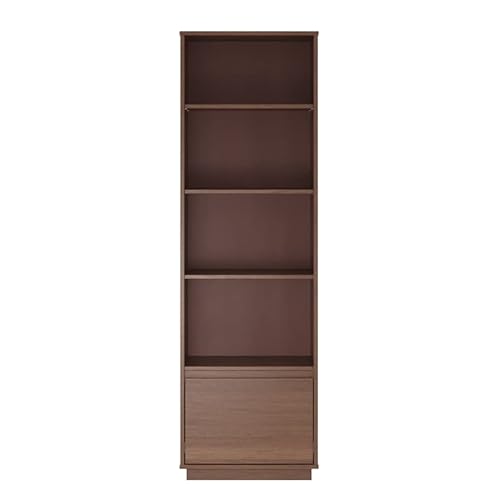 Linon Keane Wood Mid Century Bookcase With One Drawer In Brown #TOP3
