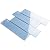 TCSAG-07 3x6 Baby Blue Glass Subway Tile -Kitchen and Bath Backsplash Wall Tile (10sqt=80pcs)