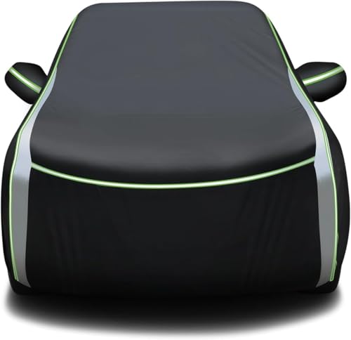 Image of 420D Car Cover for BMW X3 /X3 M 2003-2024 2025 2026 All Weather SUV Car Covers for X3 Accessories Outdoor Waterproof UV Protection with Zipper & Reflective Safety Strips