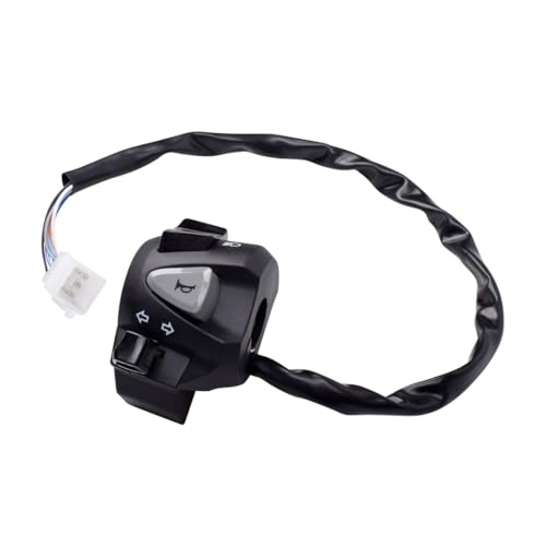 Interruptores motocicleta derecho mando universal manillar luces de adelantamiento intermitentes 5