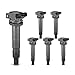Set of 6 Ignition Coils for 2005-2015 Toyota Tundra 4Runner FJ Cruiser 4.0L V6 UF495 5C1419 C1426