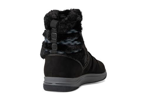 Clarks Clarks CloudSteppers Women's Breeze Cozy Ankle Boot, Black, 6.5 M US