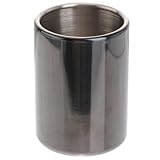 Alipis Boîte à Cure Dents en Acier Inoxydable Noir, Design Moderne Brossé, Organise et Protège Les Cure Dents pour Mariage et Autres Occasions