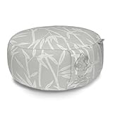 Soul Pillow Meditationskissen, Yoga Sitzkissen 15 cm hoch, Ø30cm mit Dinkelfüllung, Bezug waschbar, Sitzkissen Boden für Meditation und Yogakissen rund, OEKO TEX 100