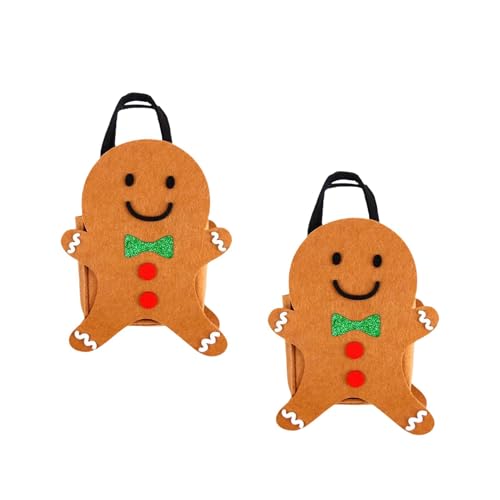Sacos para lembrancinhas de festa de Natal, Sacola para doces de Natal | 2x suprimentos para festas