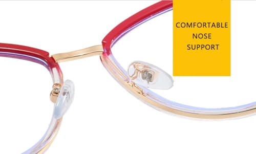 Image of Shiratori Blue Light Blocking Glasses with TR90 Cat Eye Frame , Computer Glasses - Anti Eyestrain & UV Glare Protection