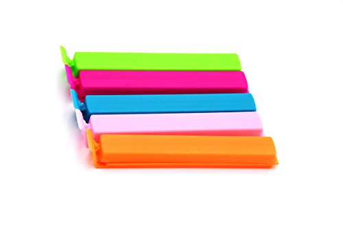 Jsshi 30 Pcs Plastic Food Sealing Holder Clips Fresh-Keeping Bag Clips Sealer For Kitchen Food And Snack Bag (4 Inch) #TOP3
