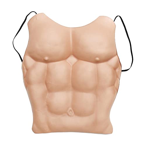 Image of CALANDIS Funny Fake Muscle Chic Gift Lifelike for Halloween Outdoor Costume Parties