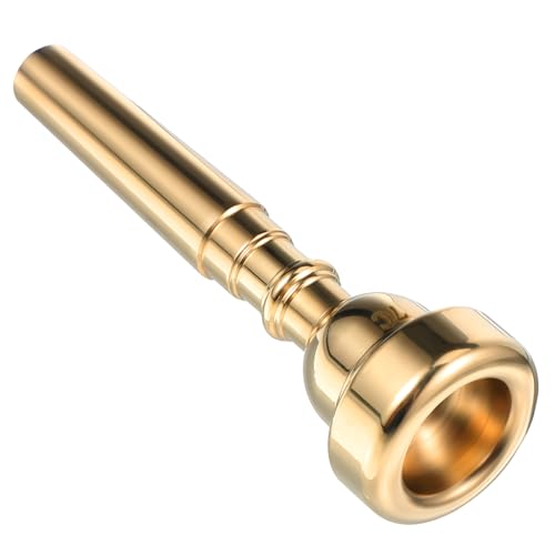 SHOWERORO Beginner Friendly Trumpet Mouthpiece Metal Construction Comfortable Fit and Easy to Maintain