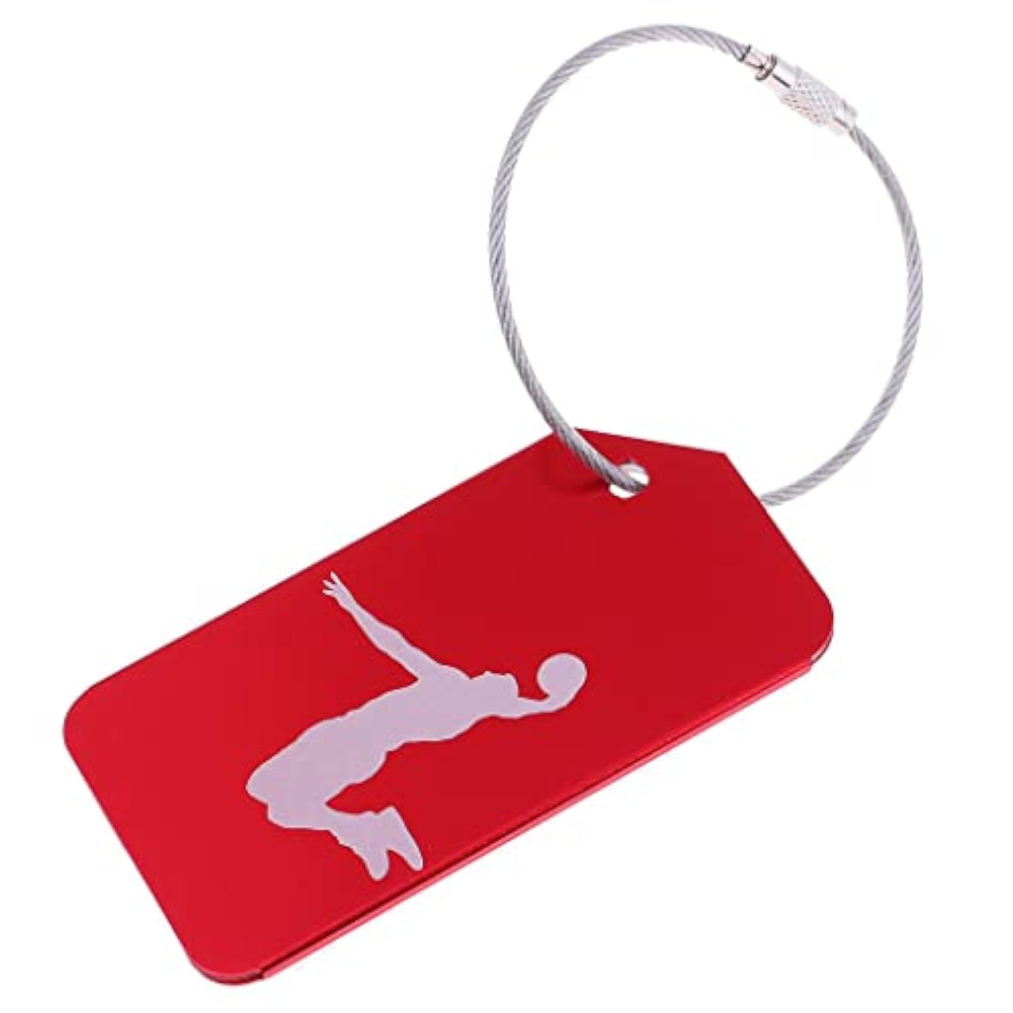 Metal Luggage Tag Card Suitcase Identity Address Name Label Dunk