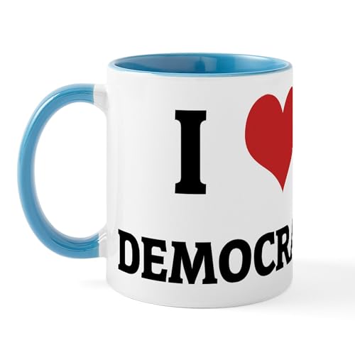 CafePress I Love Democrats Mug 11 oz (325 ml) Ceramic Coffee Mug