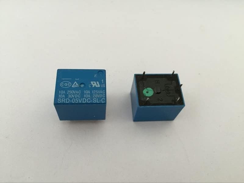 Relay 100PCS/lot 5V DC Power T73-5V SRD-05VDC-SL-C PCB Type
