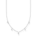 Produktbild Thomas Sabo Damen Halskette weiße Steine silber 925 Sterlingsilber, 40-45 cm Länge