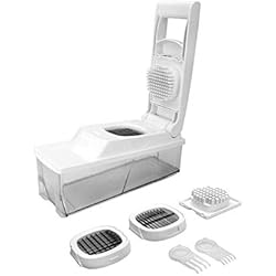 Lacor Cortador De Verduras Lacor - 60344 - Cortador De Verduras y Chips Inox