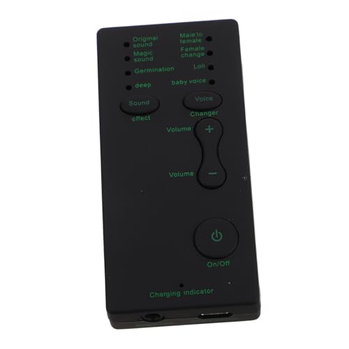 DOITOOL Handheld Microphone Voice Transformer Sound Card Portable Mini Voice Changer Device for Gaming
