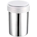 粉ふり缶 粉ふりボトル パウダー缶 調味料入れ ボトル スパイスボトル 調味缶ステンレス 塩 容器 砂糖塩入れ容器 片栗粉 容器 砂糖入れ 塩入れ 塩コショウ入れ 粉糖粉末ふりシェーカー 胡椒入れ 耐熱 密閉 防塵 漏れ防止 保存容器 家庭用 (500ml)