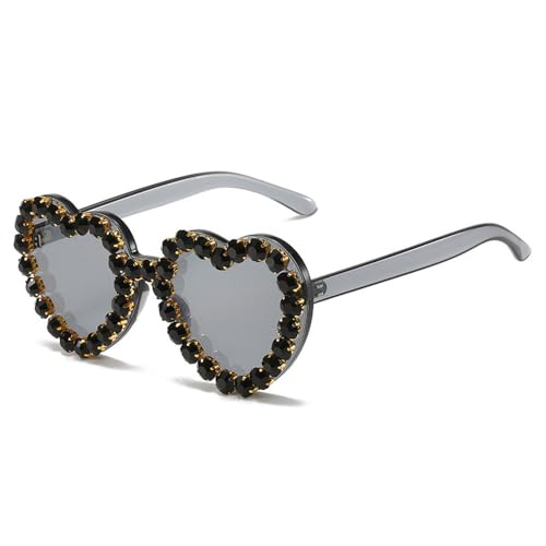 Lunettes de soleil en cœur pour vos festivals d'été et looks rétro hip-hop branchés