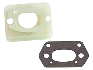 SECURA Ansaugstutzen Krümmer mit Dichtung kompatibel mit Atika BKS 38A Motorsäge