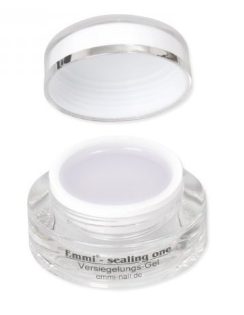 Emmi Nail Studioline Versiegelungsgel für Gelnägel Hochglanz | Top Coat Gel UV | Mittelviskoses Abschlussgel | Selbstglättend, kratzfest & vegan | Perfekte Glanzversiegelung | 15ml