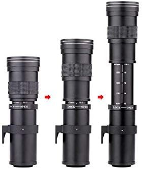 JINTU 420-800mm f/8.3 Manual Zoom Telephoto Lens Camera Lenses for Nikon SLR D5500 D3300 D3200 D5300 D3400 D7200 D750 D3500 D7500 D500 D600 D700 D800 D810 D850 D3100 D5100 D5200 D7000 D7100