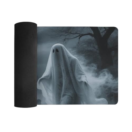 Desk Pad Protector 24x12 Inch Extended Cool Halloween Ghost miniatura 3