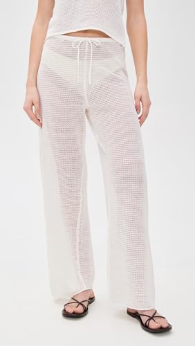 Women's Linen Knit Drawstring Pants2