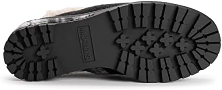 MUK LUKS Women's Norway Bergen Clog Shoes, Black, 11 | Image 3